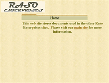 Tablet Screenshot of documents.rasoenterprises.com